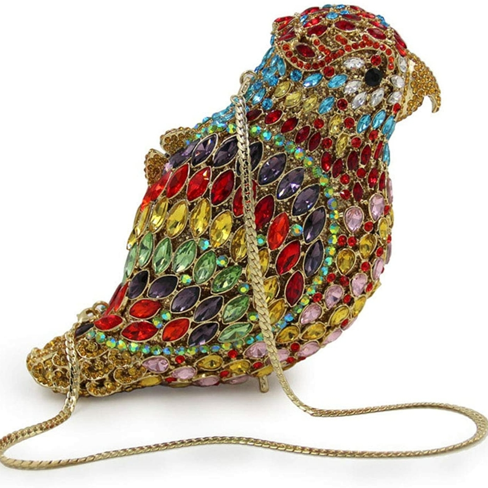 Parrot Crystal Clutch